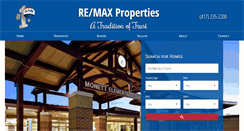 Desktop Screenshot of monettproperties.com